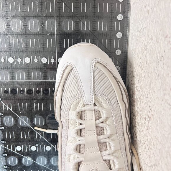 Nike Air Max 95 Men Size 9.5 CT1268 100 Essential White Grey Fog Training Shoes - Picture 15 of 16